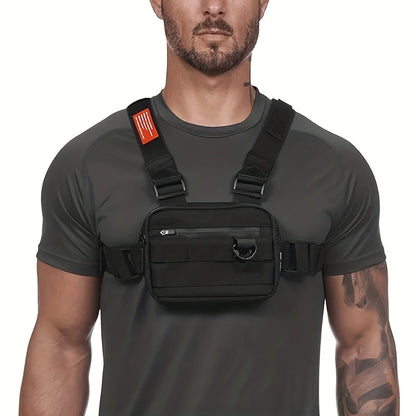 Pocket Chest Front Pack – Vest Rig Carry Waist & Chest Bag Pouch