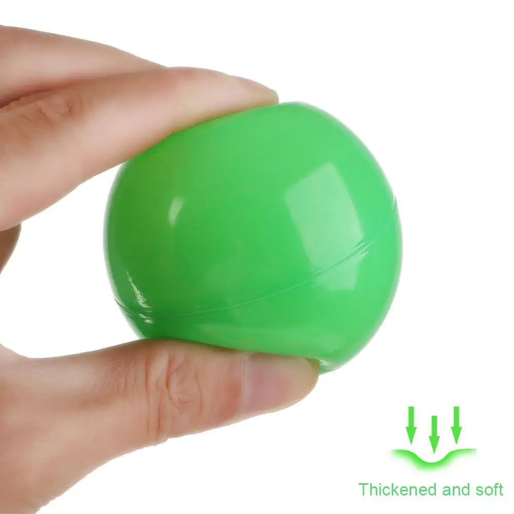 100PCS Colorful Soft Water Balls – Outdoor Sport Pool & Ocean Wave Toys, Eco-Friendly Stress Relief Air Balloons for Babies & Children