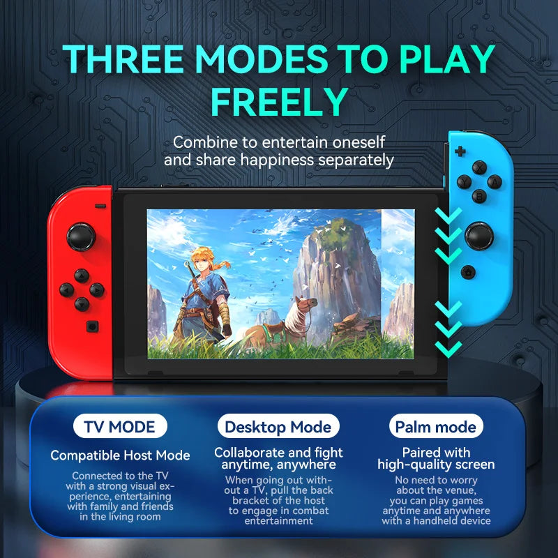 2025 New Bluetooth Joy-Con Gamepad for Switch — Wireless Controller with Turbo for Video Game Consoles