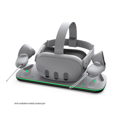 Charging Dock for Meta Oculus Quest 3 – RGB Charging Stand & Controller Holder
