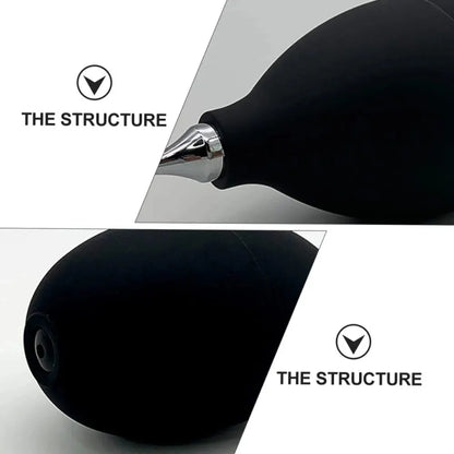Digital Air Blower for Lens and Computer Cleaning - Black Dust Removal Tool for Cameras, Keyboards, and Clocks