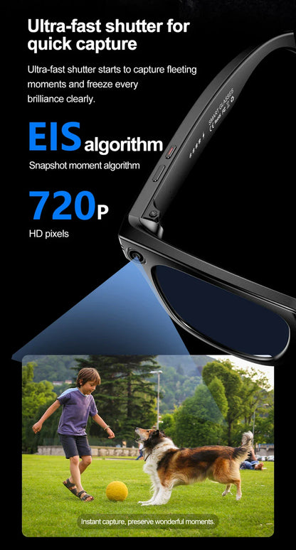 Xiaomi W600 Smart Glasses — AI Intelligent Sunglasses with Camera, Video Recording, Bluetooth Music & Calls, IP65 Waterproof