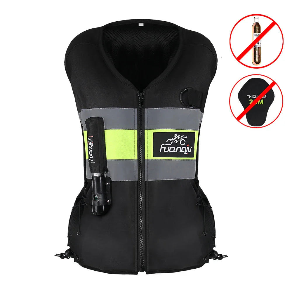 Motorcycle Airbag Vest for Men – Reflective Life Jacket, Protective Moto Vest for Motocross, S-3XL Size