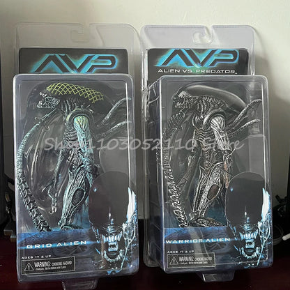 NECA Grid Warrior Xenomorph Action Figure – Alien vs Predator Collectible Toy Gift