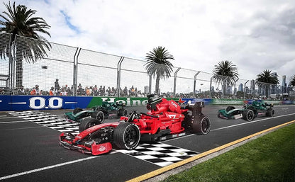 F1 Technical W14 Formula 1:8 Racing Car – 1432PCS City Speed Building Blocks, Compatible with 42141, Sports Vehicle Model Assembly Toy