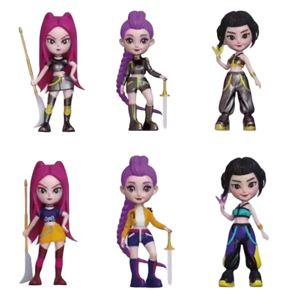 2025 KPop Devil Hunter Blind Box Vinyl Toy — Rumi Mira Zoi Anime Character Collectible Doll & Birthday Gift