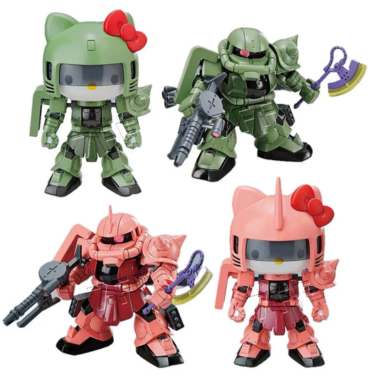 KT MS-05 Zakuii SD Anime Figure – Assembly Model Action Doll for Kids