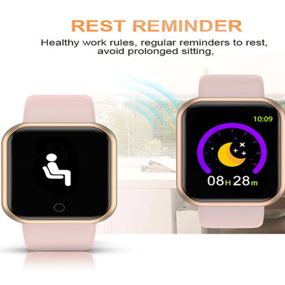 Smartwatch for Men & Women – Fitness Monitor, Message Alerts, Compatible with Xiaomi & Huawei, Perfect Birthday Gift