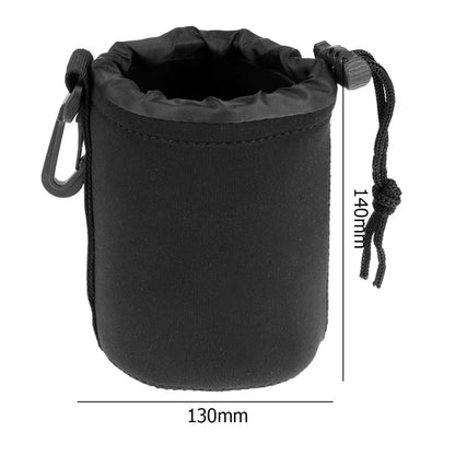 Neoprene Camera Lens Pouch — Waterproof Soft Case for Canon, Sony & Most DSLR Cameras