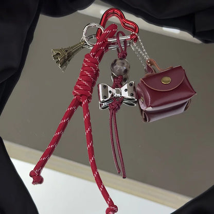 Ins Creative Sweet Fashion Bag Charm – Cool Hanging Phone Case & Keychain Pendant Decoration