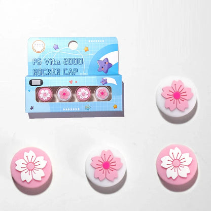 4pcs Silicone Thumb Stick Grip Caps for PS Vita | Joystick Protector for PSV 1000/2000