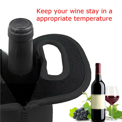 Neoprene Wine Bottle Freezer Bag – Portable Cooler for Carrying 2 Bottles, Perfect for Parties & Bottle Protection