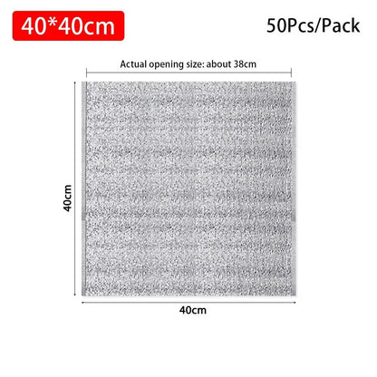 Aluminum Foil Cooler Bag – Insulated Folding Thermal Picnic Bag, Portable Food and Drink Delivery Carrier