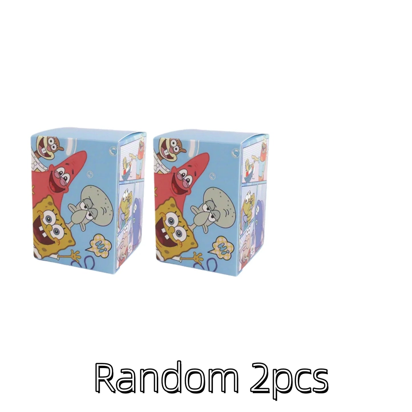 SpongeBob Blind Box Figure - Bikini Bottom Sitting Fish Car Ornament & Cute Desktop Collectible Gift