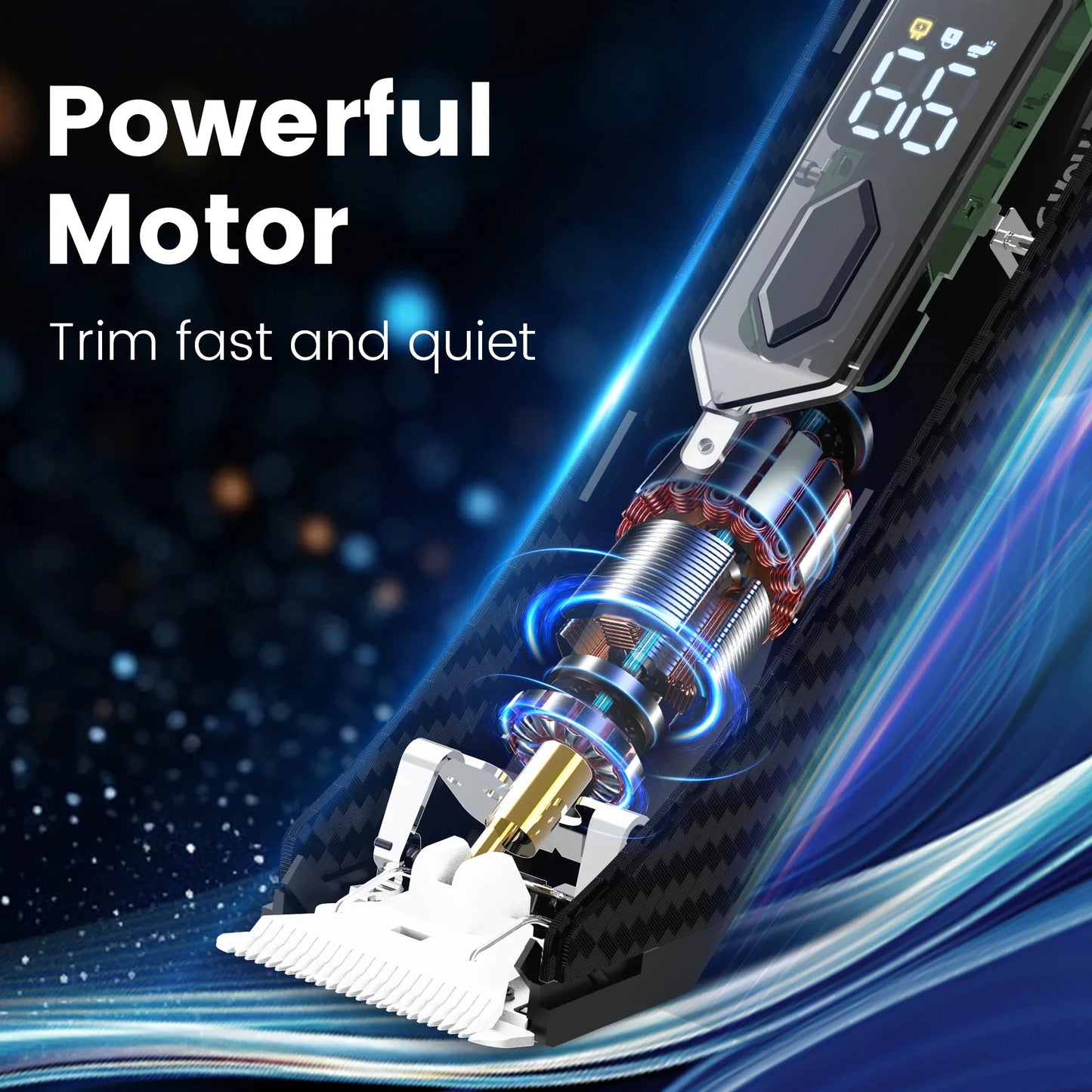 Sejoy Professional Men’s Hair Clippers – Electric Trimmer for Beard, Body, Groin & Pubic Hair Shaving