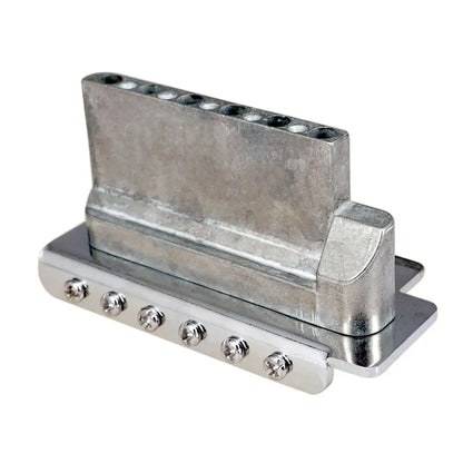 6-String Guitar Bridge Saddle Tailpiece — Tremolo Bridge for Strat SQ ST Electric Guitars, Standard Guitar Accessory