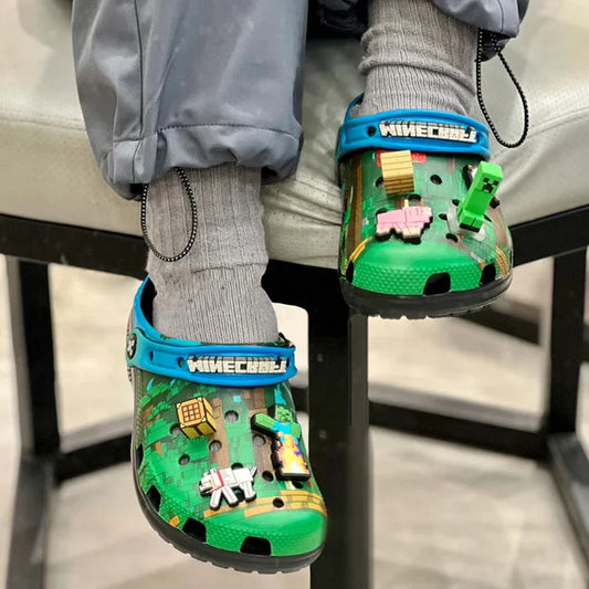 My World Anime 3D Summer Slippers — EVA Hole Sandals for Kids & Adults, Home & Beach Shoes, Cute Gift
