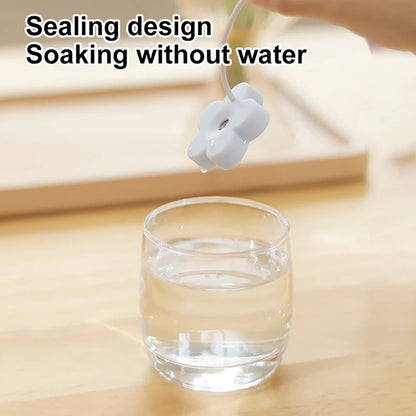 Portable Petal-Shaped Air Humidifier – Mini Ultrasonic, DC 5V 1A, Aromatherapy Diffuser for Home & Bedroom