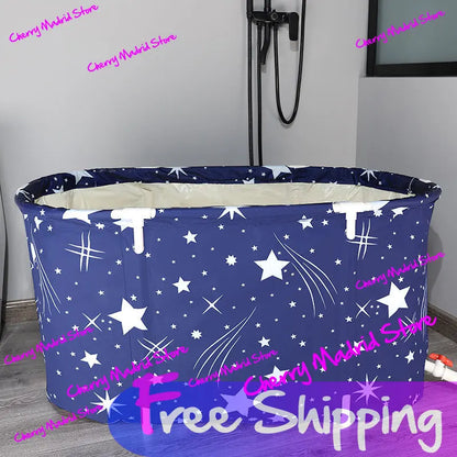 Foldable Portable Bath Tub - Ice & Hot Tub for Baby, Pet Bath, Sweat Steaming, Foot Spa, Outdoor Camping & Vehicle-Mounted