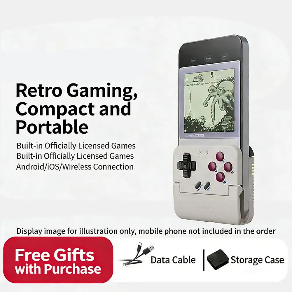Retro Mini Taco Bluetooth Game Controller for Android & iOS – Wireless NES Arcade Emulator Gaming Pad