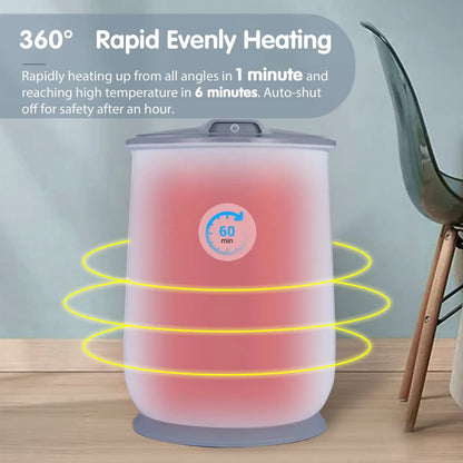 Deluxe 20L Towel Warmer – Large-Capacity Household Heated Towel Bucket with Child Lock & Aromatherapy