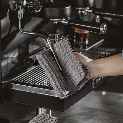 Super Absorbent Barista Towel – Lint-Free Square Coffee Machine Cleaning Cloth