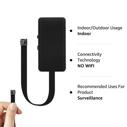 HD 1080P Mini WiFi Camera DIY Module — Nanny Cam with Wide-Angle, Motion Detection, Alarm, Recording, and Phone App Support
