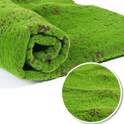 50×50cm Artificial Grass Rug - Faux Moss Lawn Mat for Garden, Landscape, Festival & Wedding Decor