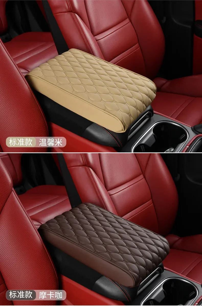 Car Armrest Box Expander Cushion – 5cm Thick Luxury 3D Memory Foam Center Console Protection Pad