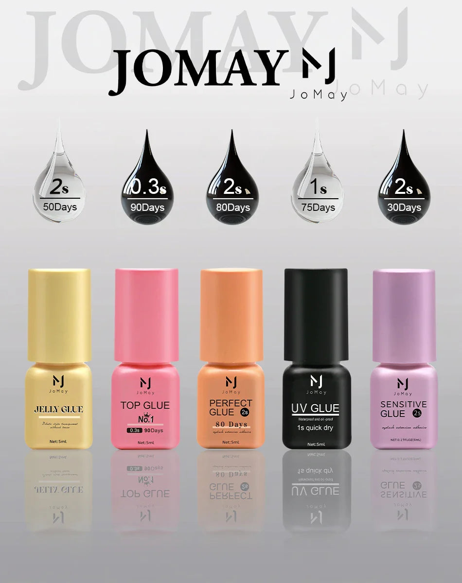 Extra Strong 1S UV Super Fast Eyelash Glue – Professional Adhesive with Box