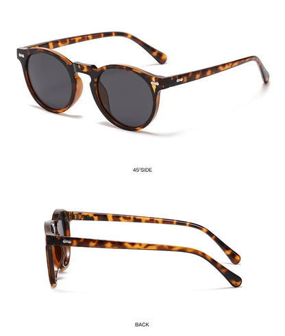 Retro Polarized Sunglasses — Small Round Vintage Shades for Men & Women