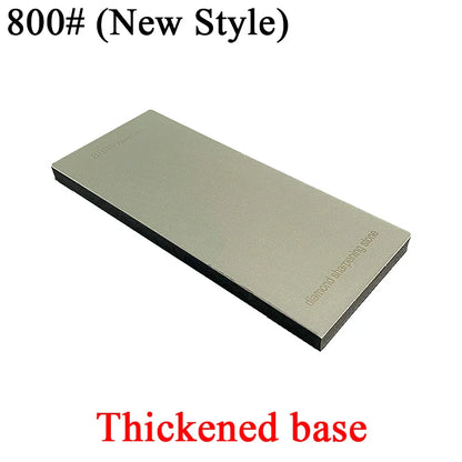 Thickened Non-Slip Diamond Knife Sharpener – 15° Kitchen Whetstone & Leather Polishing System