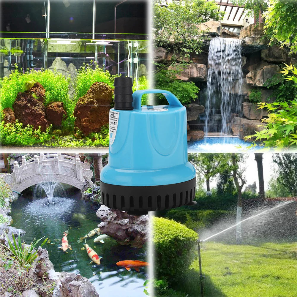 Submersible Water Pump for Aquarium - Circulating & Filter Pumps, Multiple Wattages (10/18/25/45/60/85/105W) for Fish Tanks