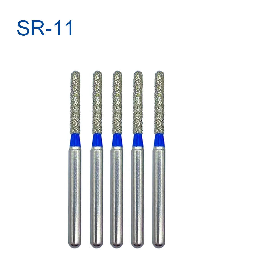 5pcs FG Dia 1.6mm Dental Drills – High-Speed Handpiece Diamond Burs for Teeth Whitening
