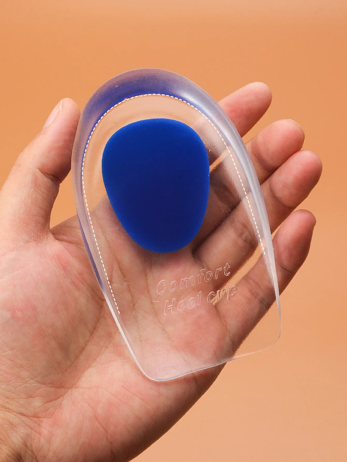 Silicone Heel Pad Insole – Bone Spur Protection for Men & Women, Relieves Soft Pain and Stress