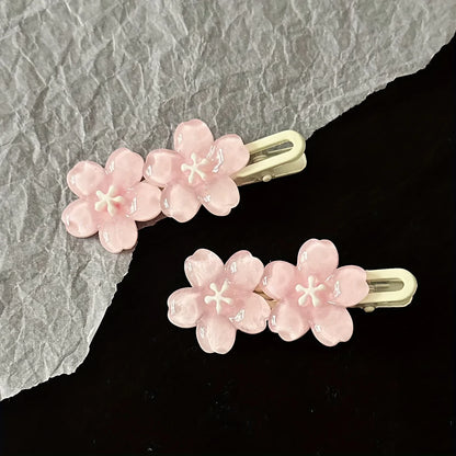 Five-Petal Colorful Duck Hair Clip - Cute Floral Pattern Women’s Hair Accessory