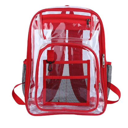 Transparent Shoulder Backpack | Unisex Large Capacity Waterproof Multifunctional Bag for Men & Women