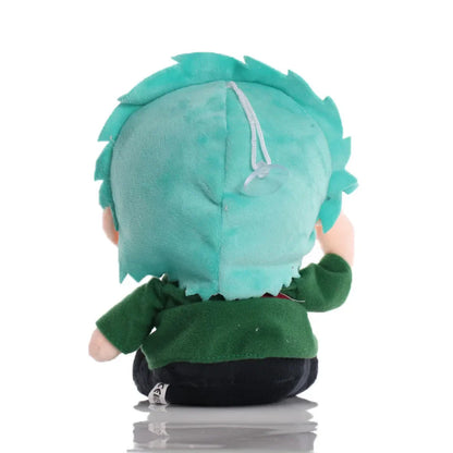Japanese Anime One Piece Plush Toys — 25cm Luffy, Chopper, Ace & Roronoa Zoro Stuffed Dolls, Cute Cartoon Figure Kids Christmas Gift