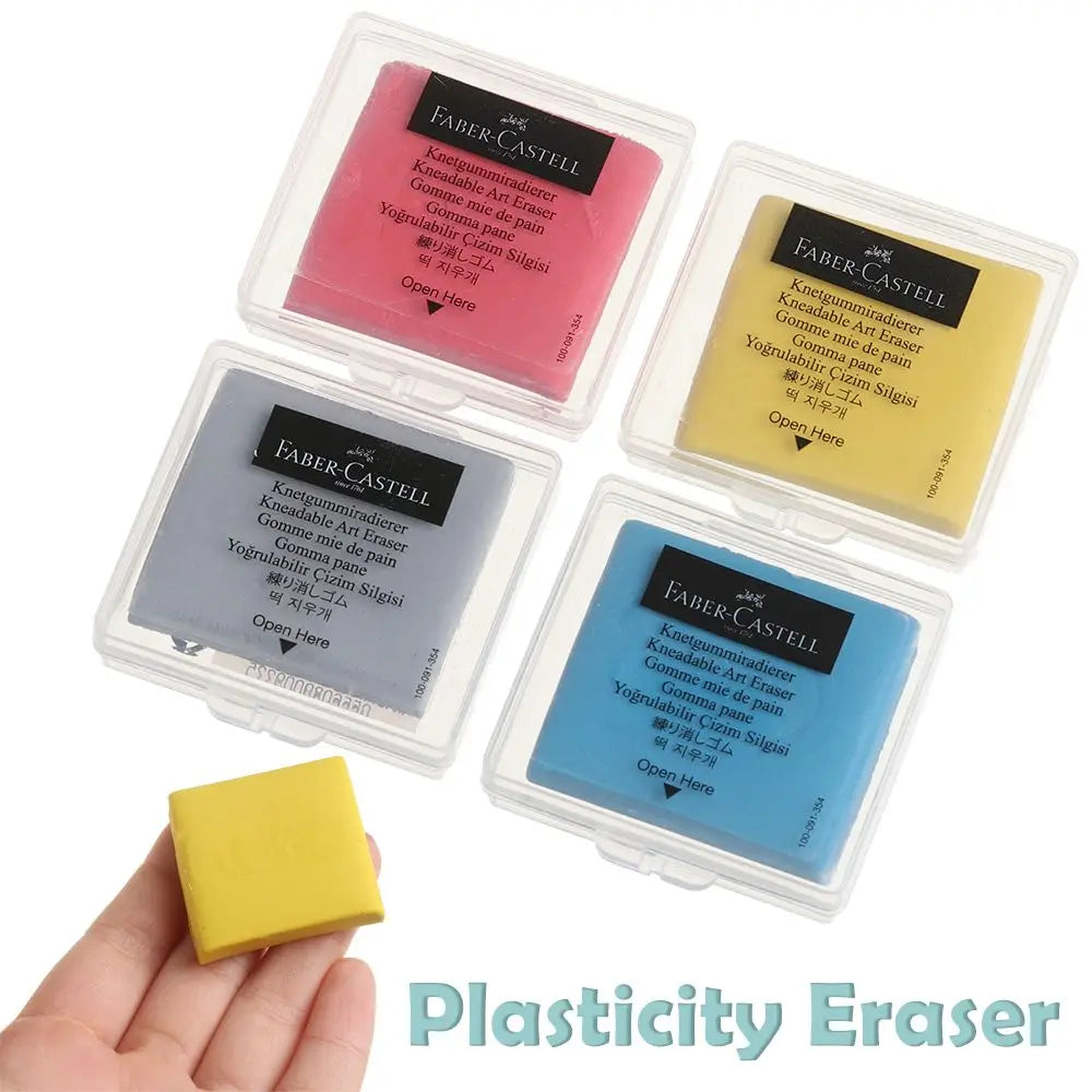 Soft Kneaded Plasticine Art Eraser – Plasticity Rubber Wipe Eraser for Painting, Sketching & Drawing Correction