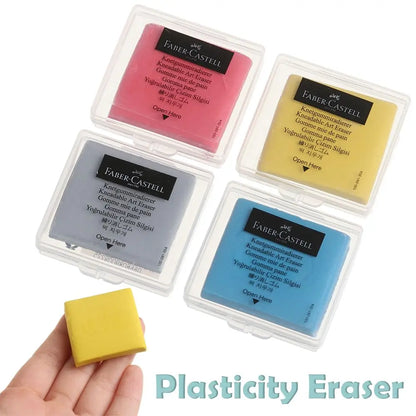 Soft Kneaded Plasticine Art Eraser – Plasticity Rubber Wipe Eraser for Painting, Sketching & Drawing Correction