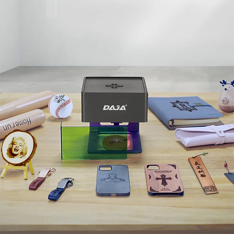 DAJA DJ6 Laser Engraver CNC, 3000mW Mini Laser Engraving Machine, Printer Cutter for Wood, Plastic, DIY Logo Mark