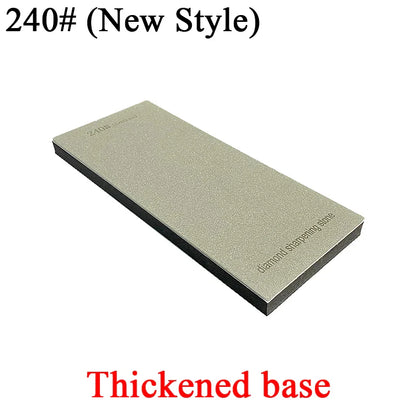 Thickened Non-Slip Diamond Knife Sharpener – 15° Kitchen Whetstone & Leather Polishing System