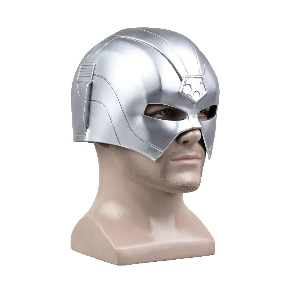 Suicide Squad Peacemaker Helmet Mask – PVC Cosplay Superhero Costume for Men, Halloween & Masquerade