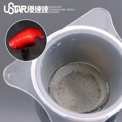 Airbrush Paint Filter Cups (2pcs Set) – 24–33mm Purification Strainers for Removing Impurities & Smooth Spray Painting