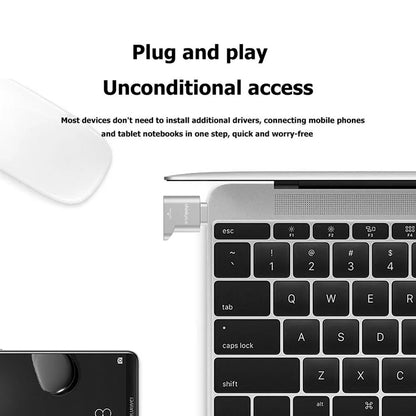 D201 USB-C Card Reader 480Mbps – OTG Type-C Adapter for Micro SD/TF Cards Up to 512GB for Laptop & Smartphone