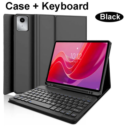 Lenovo Tab M11 11" Case with Bluetooth Keyboard – Smart Stand Cover for Xiaoxin Pad 2024/2025