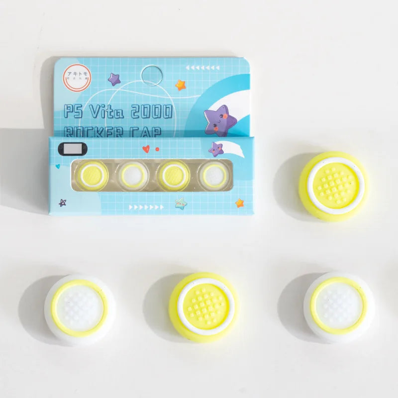 4pcs Silicone Thumb Stick Grip Caps for PS Vita | Joystick Protector for PSV 1000/2000