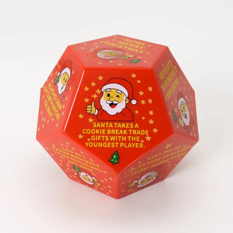 Christmas Dice Game – Party Toy Props for Family & Friends, Truth or Dare Gift Exchange