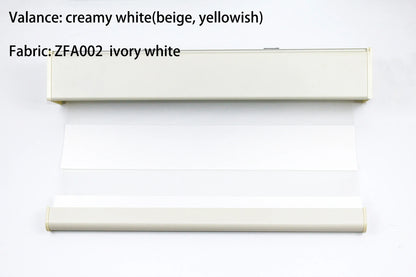 Decopedia Custom Zebra Blinds – Day & Night Blackout Roller Shades with Square Valance for Windows & Sliding Doors