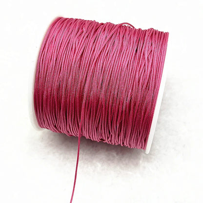 Nylon Macrame Cord Thread (0.4–1.5mm) – Braided DIY Bracelet, Beading & Tassel String